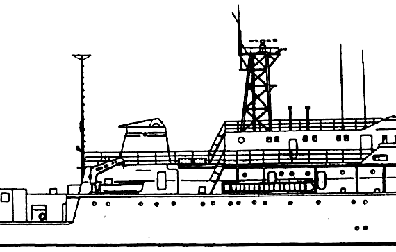 Корабль NMS Grigore Antipa [Survey Ship] - чертежи, габариты, рисунки